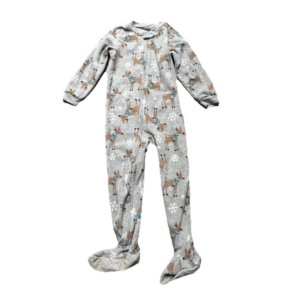 Toddler Boy Fleece Footie Pajamas Winter Cold Weather Toy Story Size 5T - Picture 3 of 5
